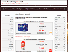 Tablet Screenshot of goedkoopbier.net
